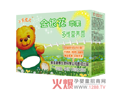 小熊鮑比金銀花蘋果多維營養(yǎng)面好嗎