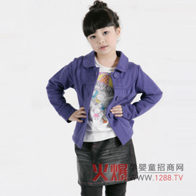 娃哈哈女童服裝時尚可愛