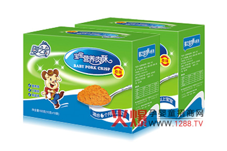 嬰之寶品牌寶寶豬肉酥 營養(yǎng)好消化