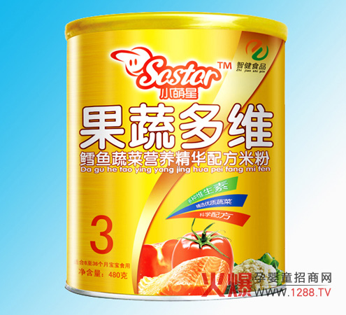 小萌星推出果蔬多維系列米粉