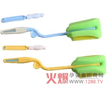 呵貝海綿子母奶瓶刷 呵護(hù)寶寶健康