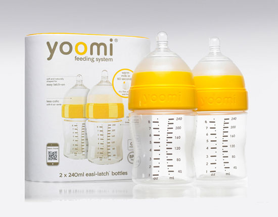 yoomi240ml新生嬰兒奶瓶兩個裝