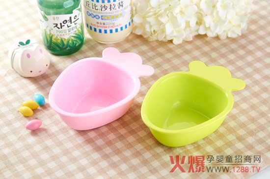樂米樂草莓兒童研磨碗 讓寶寶自己動手