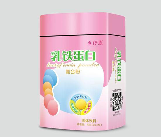 惠仔熊QS乳鐵蛋白復(fù)合粉20袋（鐵盒）