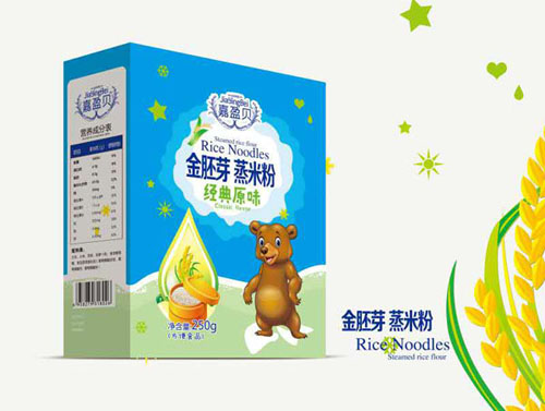   嘉盈貝金胚芽蒸米粉-經(jīng)典原味盒裝250g