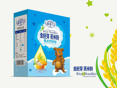   嘉盈貝強化鈣鐵鋅金胚芽蒸米粉