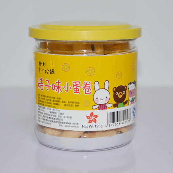   捌月拾伍橘子味小蛋卷128g