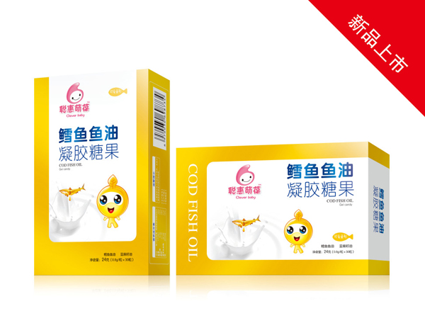   聰惠萌葆鱈魚魚油凝膠糖果