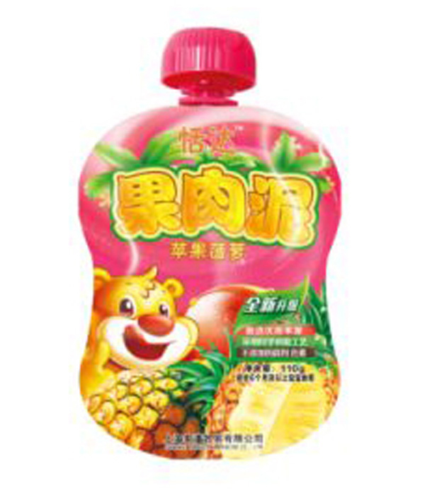   恬達果肉泥-蘋果菠蘿