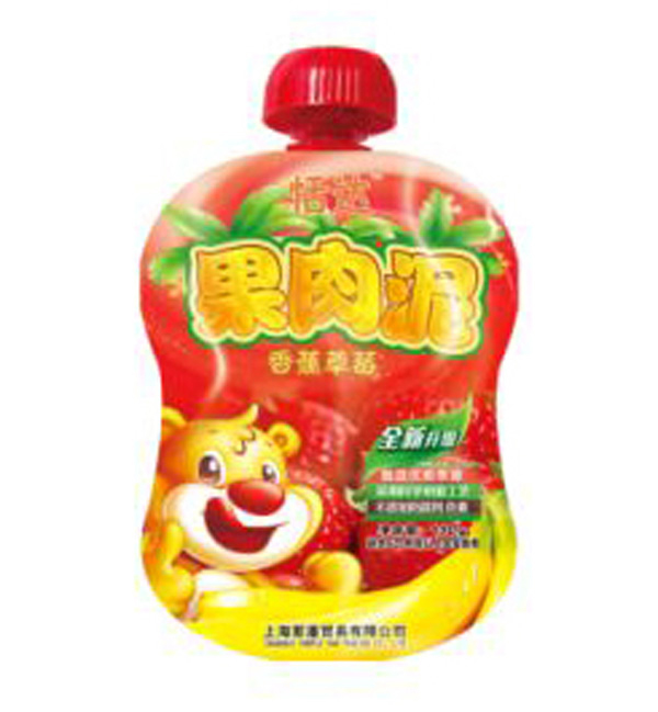   恬達果肉泥-香蕉草莓