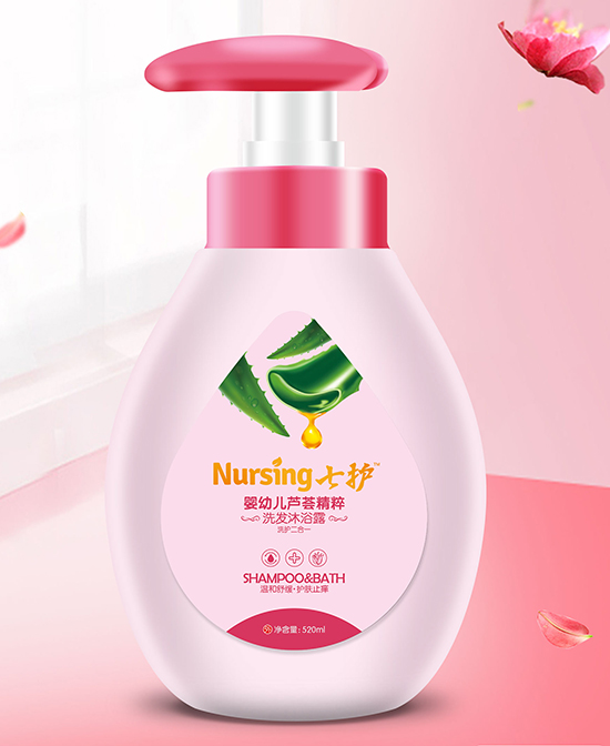 七護嬰幼兒蘆薈洗發(fā)沐浴露二合一520ml.jpg