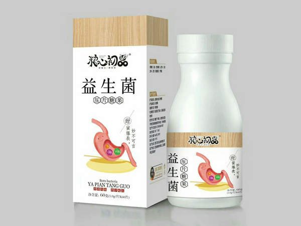  糧心初品益生菌壓片糖果