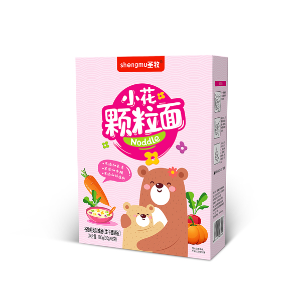   圣牧小花顆粒面 盒裝