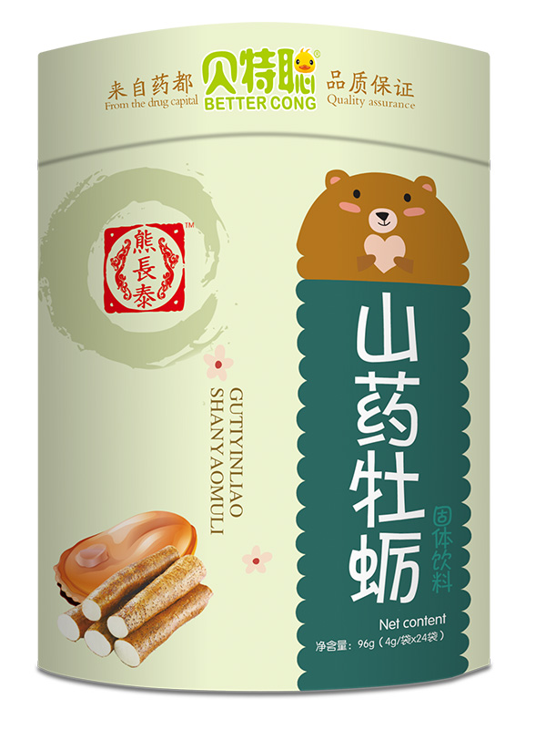熊長泰貝特聰山藥牡蠣固體飲料 精選原料守護(hù)成長
