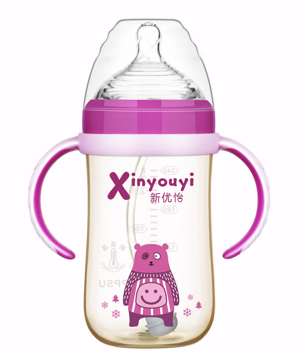 新優(yōu)怡中廣口PPSU奶瓶300ml 紫紅色.jpg