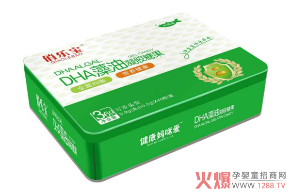 俏樂寶DHA藻油凝膠糖果 來自深海的營養(yǎng)呵護