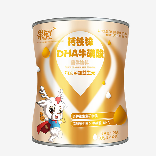  果聰鈣鐵鋅DHA�；撬峁腆w飲料