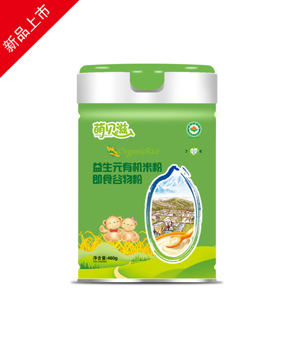  萌貝滋有機米粉-益生元