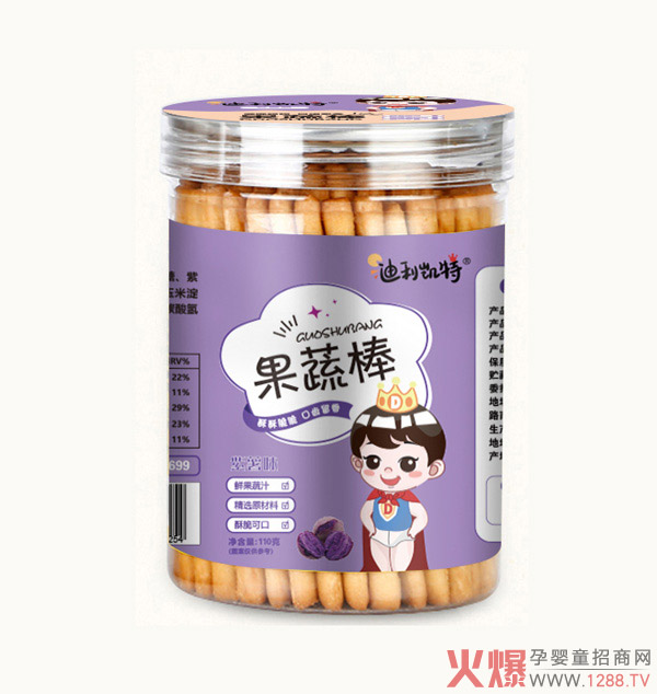 迪利凱特果蔬棒 科學(xué)磨牙不易斷