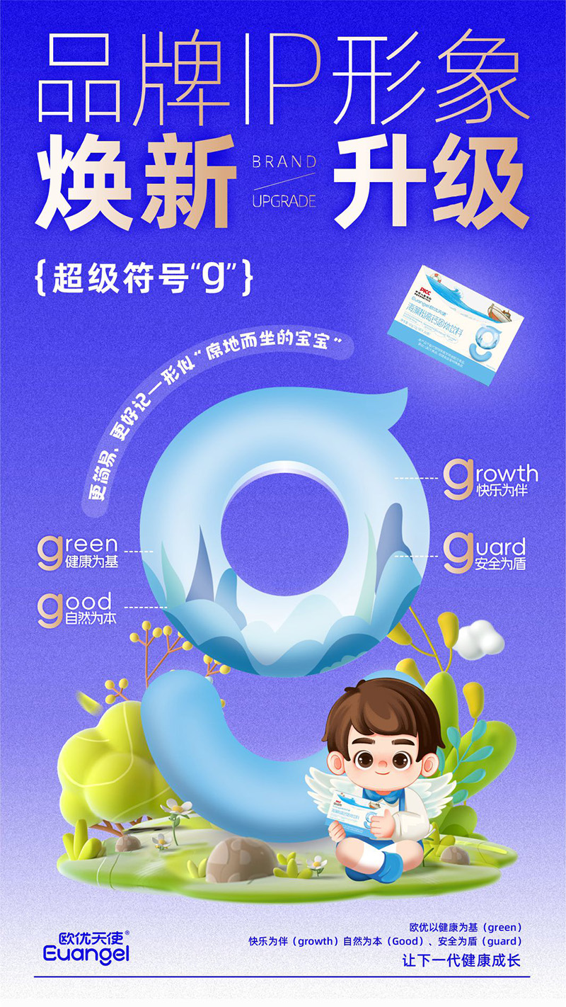 【歐優(yōu)天使】品牌IP形象煥新升級，開啟童趣營養(yǎng)新旅程​