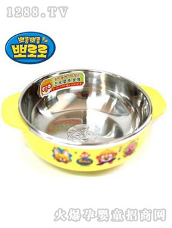 小企鵝不繡鋼帶耳大號(hào)餐盆