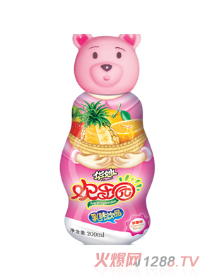 華妙兒童卡通小熊200ml乳味飲品