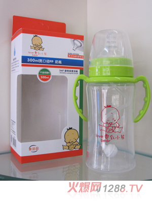 愛乳小熊300ml寬口徑奶瓶