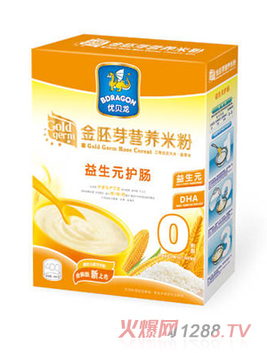 優(yōu)貝龍益生元護(hù)腸金胚芽營(yíng)養(yǎng)米粉