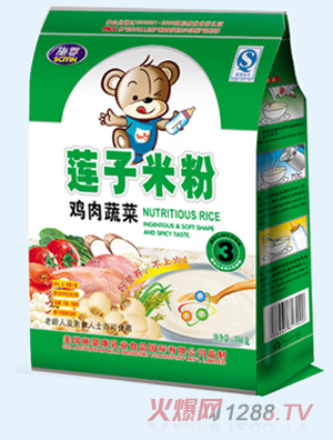 施嬰雞肉蔬菜蓮子米粉