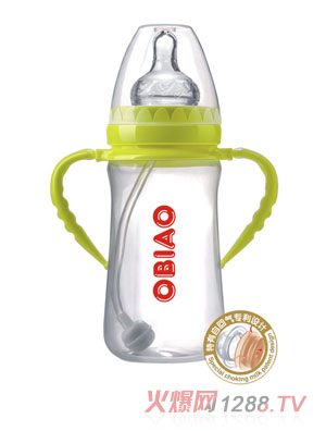 歐標(biāo)寬口徑PP奶瓶300ml