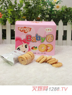 一揚水果味Baby圈90克