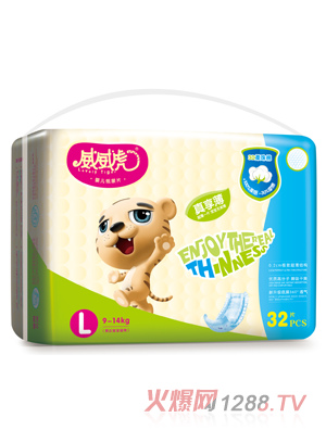 威威虎真享薄紙尿片L碼32片