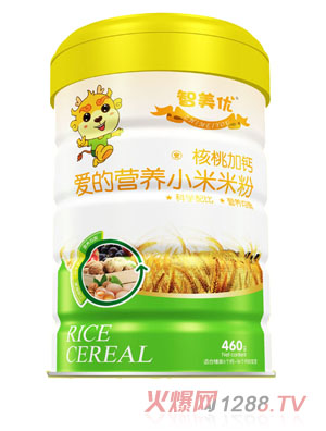 智美優(yōu)愛的營(yíng)養(yǎng)核桃加鈣小米米粉