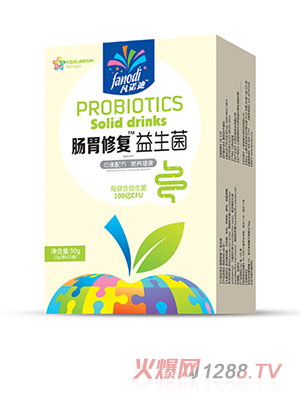 凡諾迪腸胃修復(fù)益生菌粉紙盒