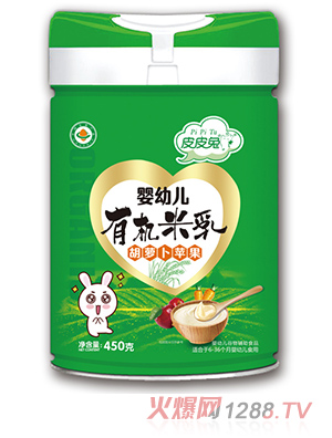 皮皮兔嬰幼兒有機米乳-胡蘿卜蘋果