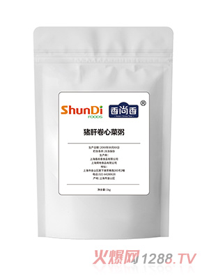豬肝卷心菜粥袋裝