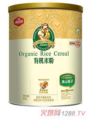 雅因樂有機(jī)米粉罐裝 淮山蓮子
