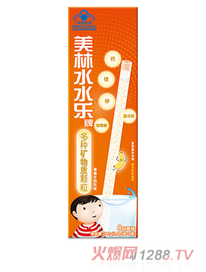 美林水水樂牌多種礦物質(zhì)顆粒 香蕉牛奶風(fēng)味