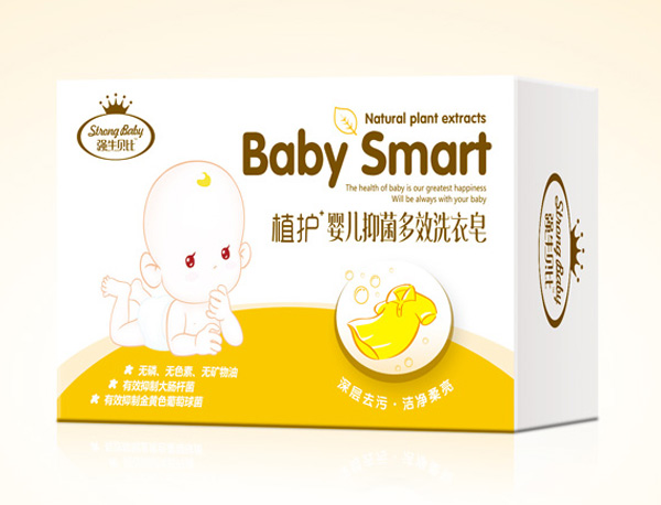  強牛貝比嬰兒抑菌多效洗衣皂