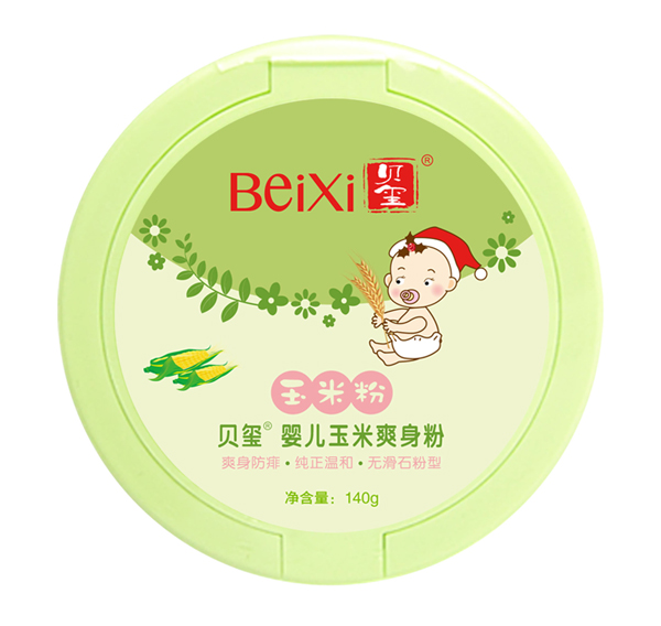  貝璽嬰兒玉米爽身粉（140g）